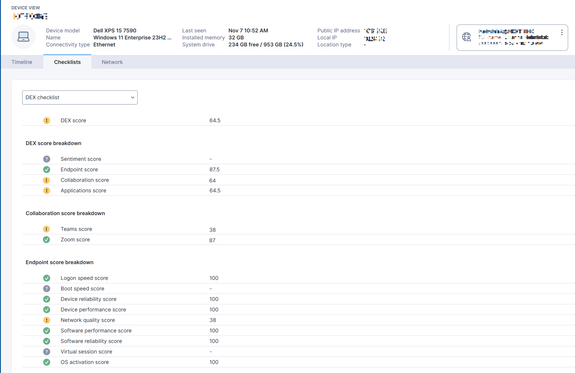 DEX Compliance Checklist