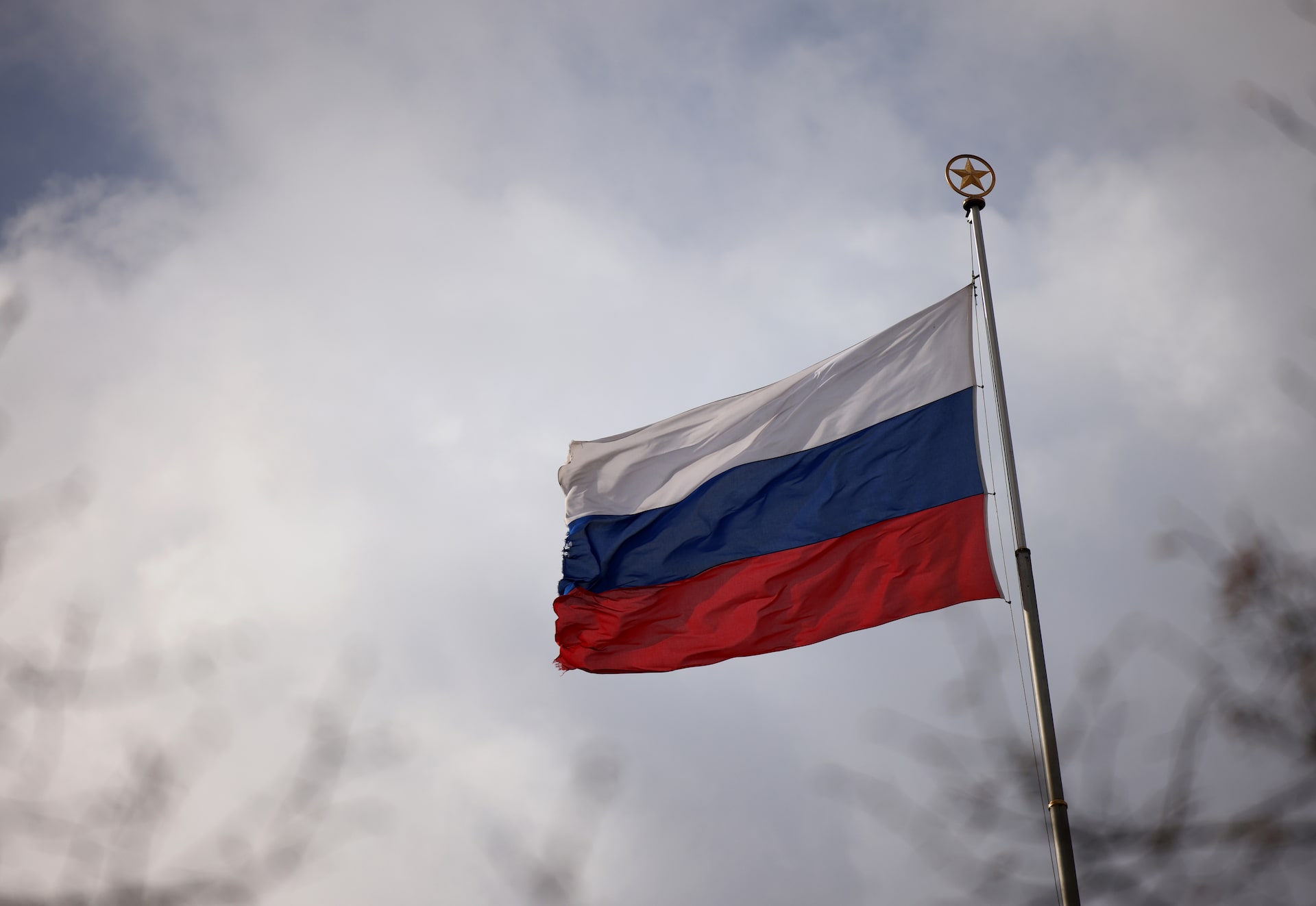 Russia flag Ukraine sanctions